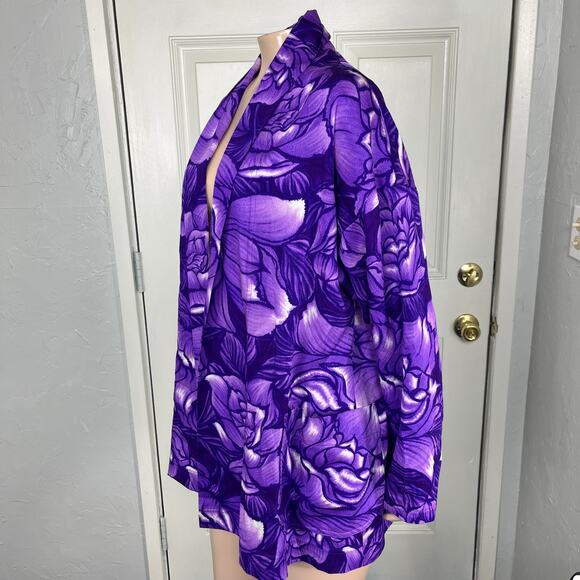 Vintage Hawaiian Barkcloth Blazer - Picture 3 of 5